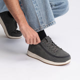 Comfort Plush (Men) - Charcoal Suede