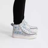 Classic High Top (Kids) - Silver Butterfly