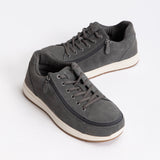 Comfort Plush (Men) - Charcoal Suede
