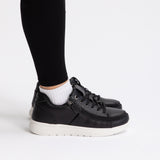 Comfort Plush (Women) - Black Leather