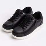 Comfort Plush (Women) - Black Leather