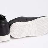 Comfort Plush (Women) - Black Leather