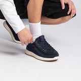Comfort Plush (Men) - Navy Suede