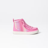 Classic High Top (Kids) - Pink Glitz