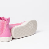 Classic High Top (Kids) - Pink Glitz