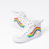 Classic High Top (Toddler) - Wavy Rainbow