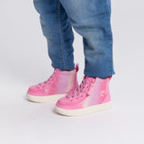 Classic High Top (Kids) - Pink Glitz