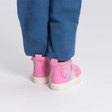 Classic High Top (Kids) - Pink Glitz