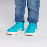 CS High Top (Toddler) - Turquoise/White