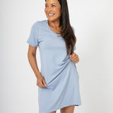 Anti Flush Nightie (Womens) - Powder Blue