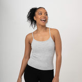 Comfort Classic Seamless Cami (Womens) - Heather Grey