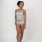 Comfort Classic Seamless Full Brief (Womens) - Grey Heather