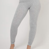 Comfort Classic Seamless Full Legging (Womens) - Grey Heather