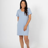 Anti Flush Nightie (Womens) - Powder Blue