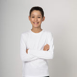 Comfort Classic Long Sleeve T-Shirt (Kids) - White