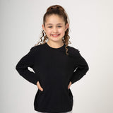 Comfort Classic Long Sleeve T-Shirt (Kids) - Black