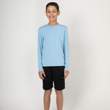 Comfort Classic Long Sleeve T-Shirt (Kids) - Powder Blue