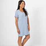 Anti Flush Nightie (Womens) - Powder Blue