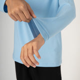 Comfort Classic Long Sleeve T-Shirt (Kids) - Powder Blue