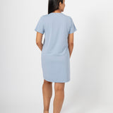 Anti Flush Nightie (Womens) - Powder Blue