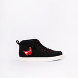 DR II High Top (Toddler) - Black/Red Light Ups