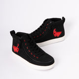 DR II High Top (Toddler) - Black/Red Light Ups