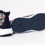 Goat High Top (Kids) - Navy Floral