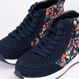 Goat High Top (Kids) - Navy Floral