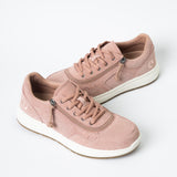 Comfort Jogger (Women) - Blush Suede