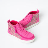 DR II High Top (Kids) - Fuchsia Snake