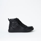 Classic High Top (Toddler) - Black to the Floor Leather