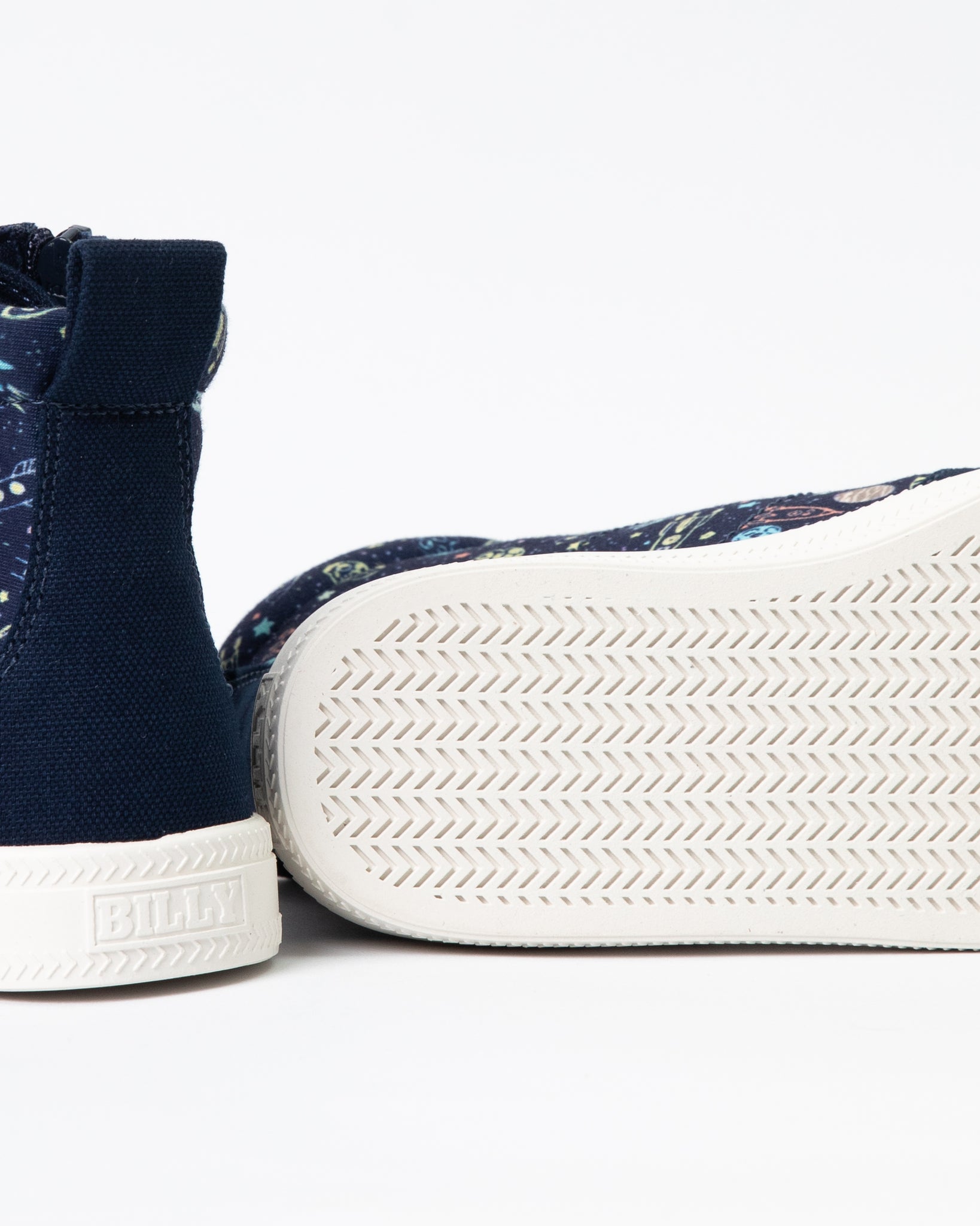 Classic High Top (Kids) - Navy Space