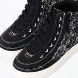 Classic High Top (Womens) - Black Paisley