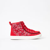 Classic High Top (Toddler) - Red Paisley