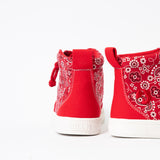 Classic High Top (Toddler) - Red Paisley