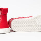 Classic High Top (Toddler) - Red Paisley