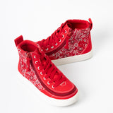 Classic High Top (Toddler) - Red Paisley