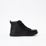 Classic High Top (Kids) - Black to the Floor Leather