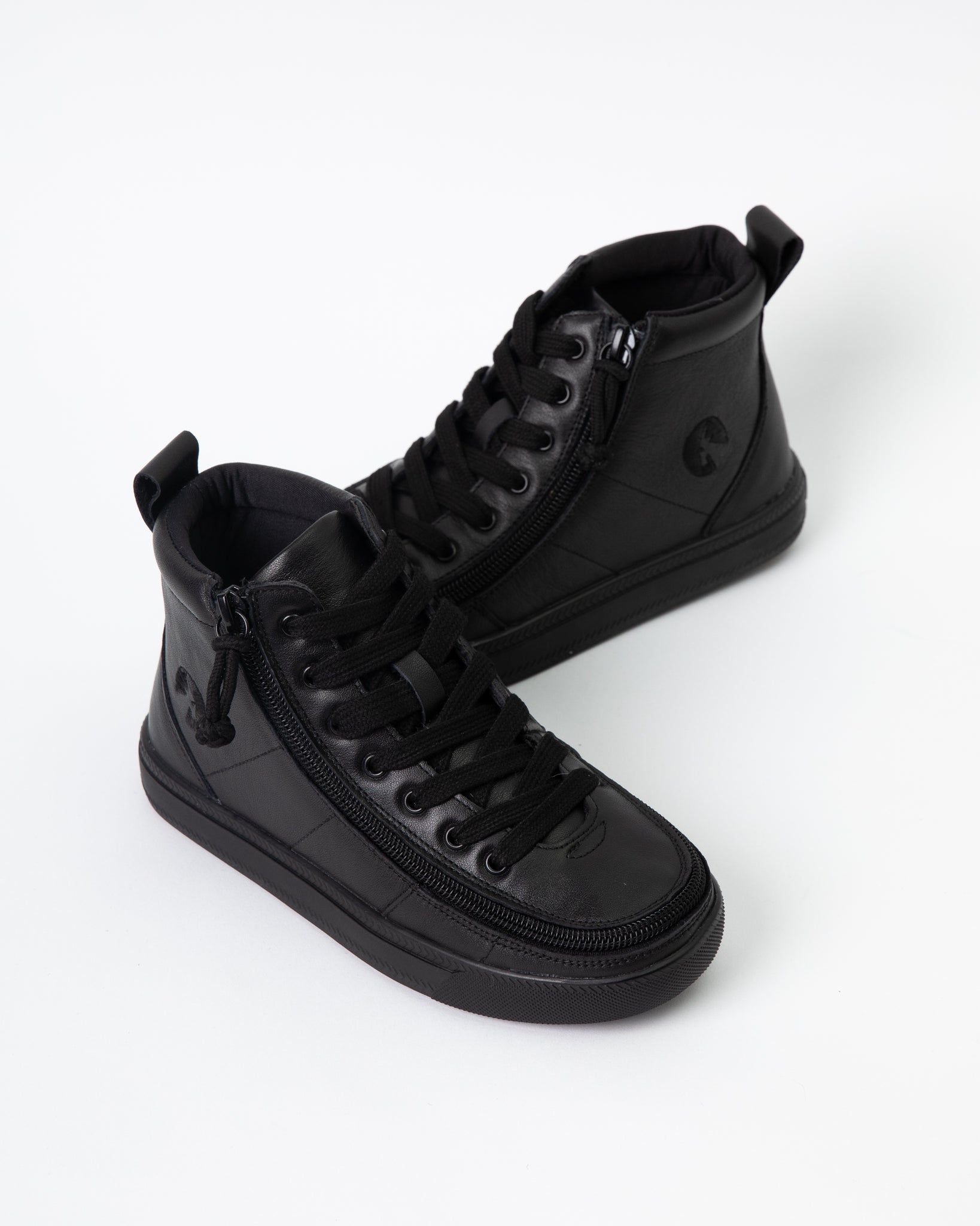 Classic High Top (Kids) - Black to the Floor Leather