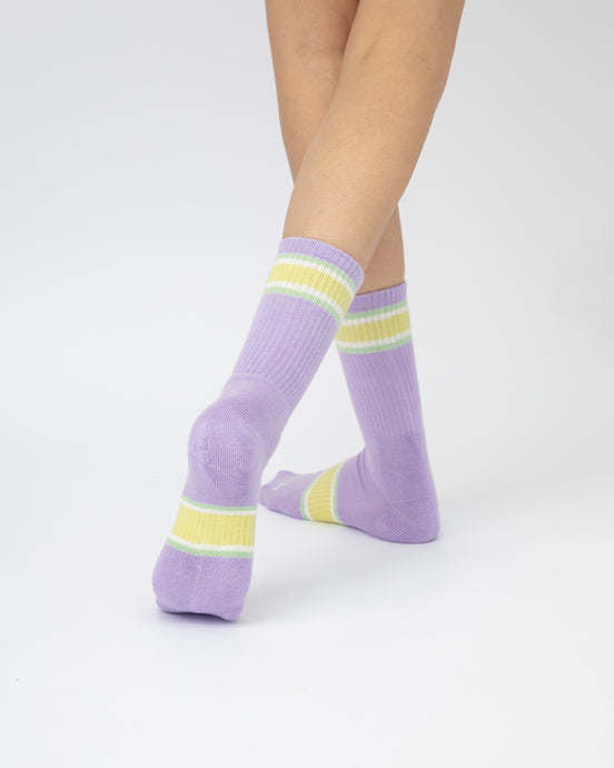 Active Crew Seamless Feel Sock (Adults) - Lilac Breeze