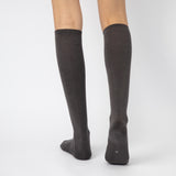 Everyday Knee-High Seamless Feel Sock 4 Pack (Adults) - Charcoal