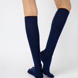 Everyday Knee-High Seamless Feel Sock 4 Pack (Adults) - Midnight Blue