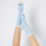 Everyday Crew Seamless Feel Sock (Adults) - Snowflake