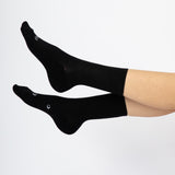 Everyday Crew Seamless Feel Sock (Adults) - Black