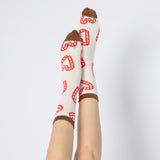 Everyday Crew Seamless Feel Sock (Adults) - Candy Cane