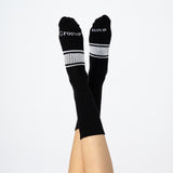 Active Crew Seamless Feel Sock (Adults) - Black