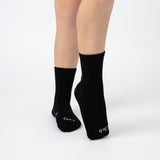 Everyday Crew Seamless Feel Socks (Kids) - Black