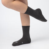 Everyday Crew Seamless Feel Socks (Kids) - Charcoal