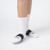 Active Crew Seamless Feel Socks (Kids) - White