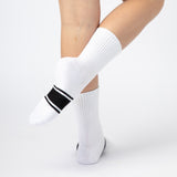 Active Crew Seamless Feel Socks (Kids) - White